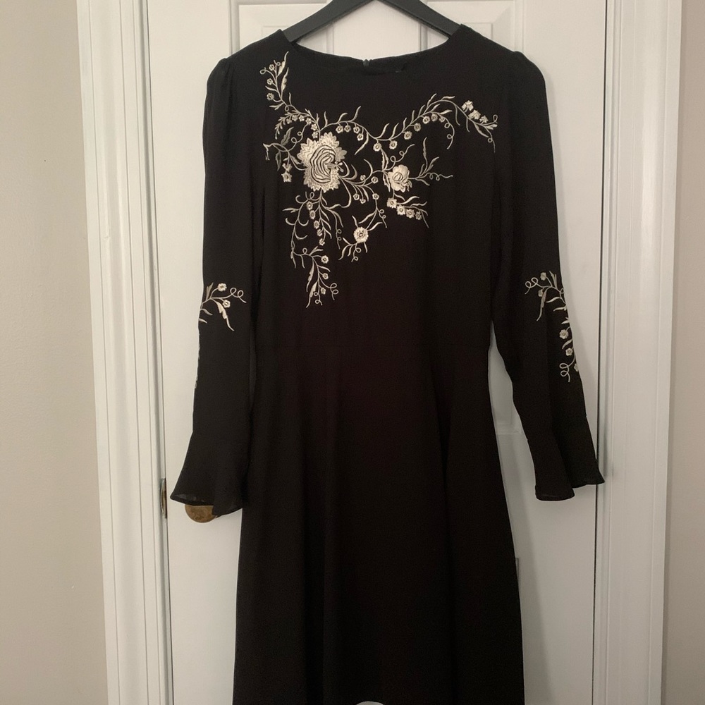 ASOS OASIS Embroidered Party Dress
